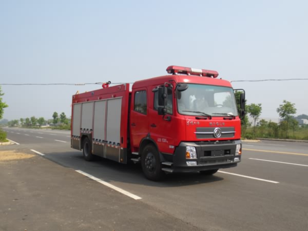 國五東風天錦7噸水罐消防車